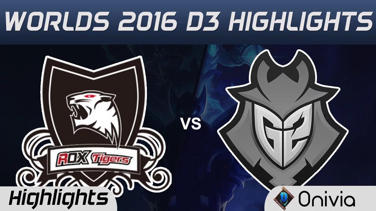 ROX vs G2 Highlights Worlds 2016 D3 ROX Gaming vs G2 Esports thumbnail