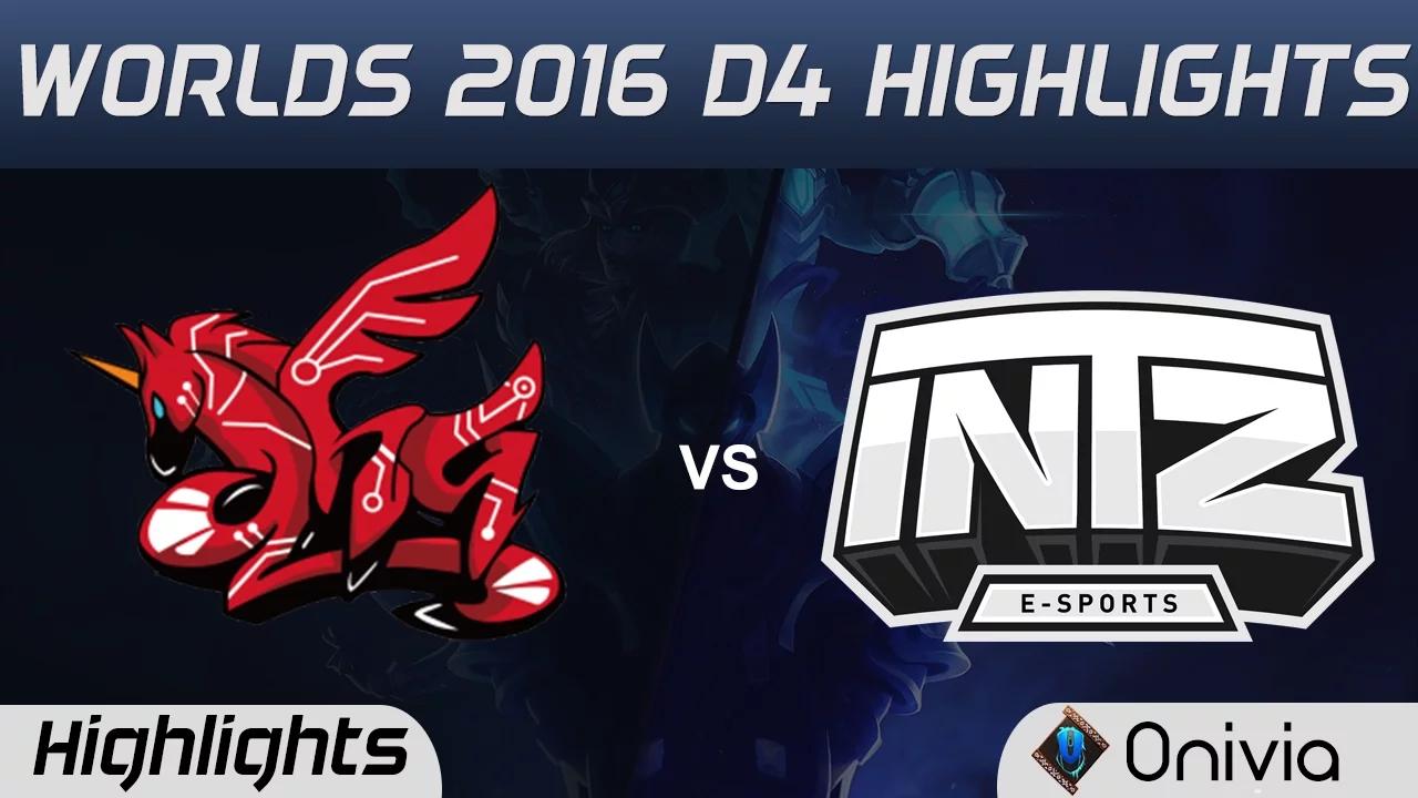 AHQ vs ITZ Highlights Worlds 2016 D4 AHQ Esports vs INTZ Esports thumbnail