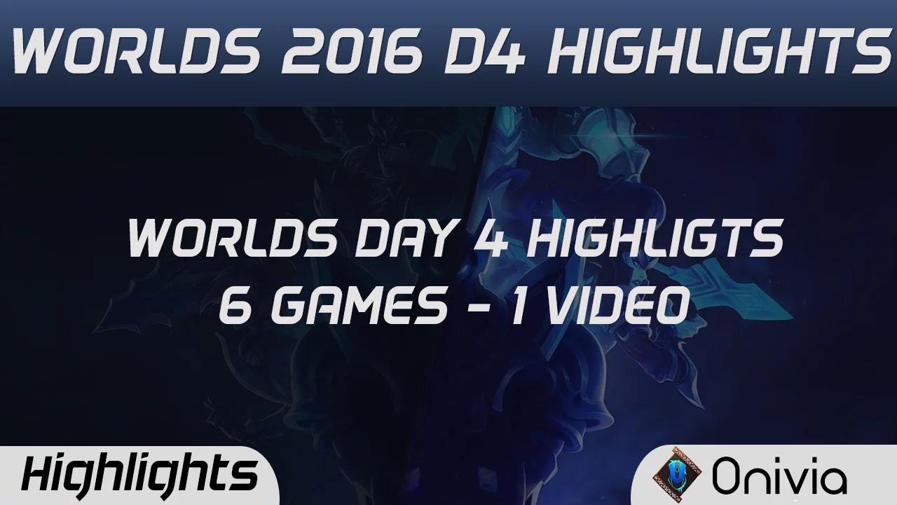 AHQ vs ITZ | EDG vs H2K | ANX vs G2 | CLG vs ROX | SKT vs FW | C9 vs IM Worlds 2016 D4 Highlights thumbnail