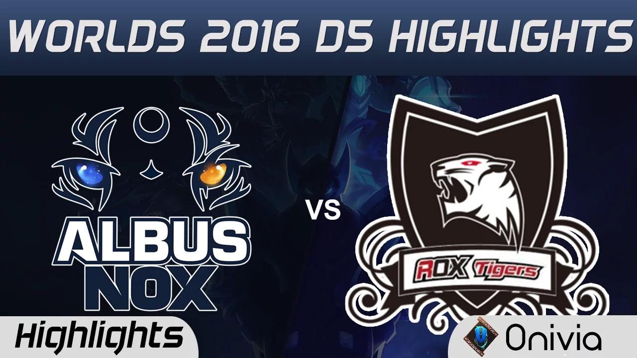 ANX vs ROX Highlights Worlds 2016 D5 Albus Nox Luna vs ROX Tigers thumbnail