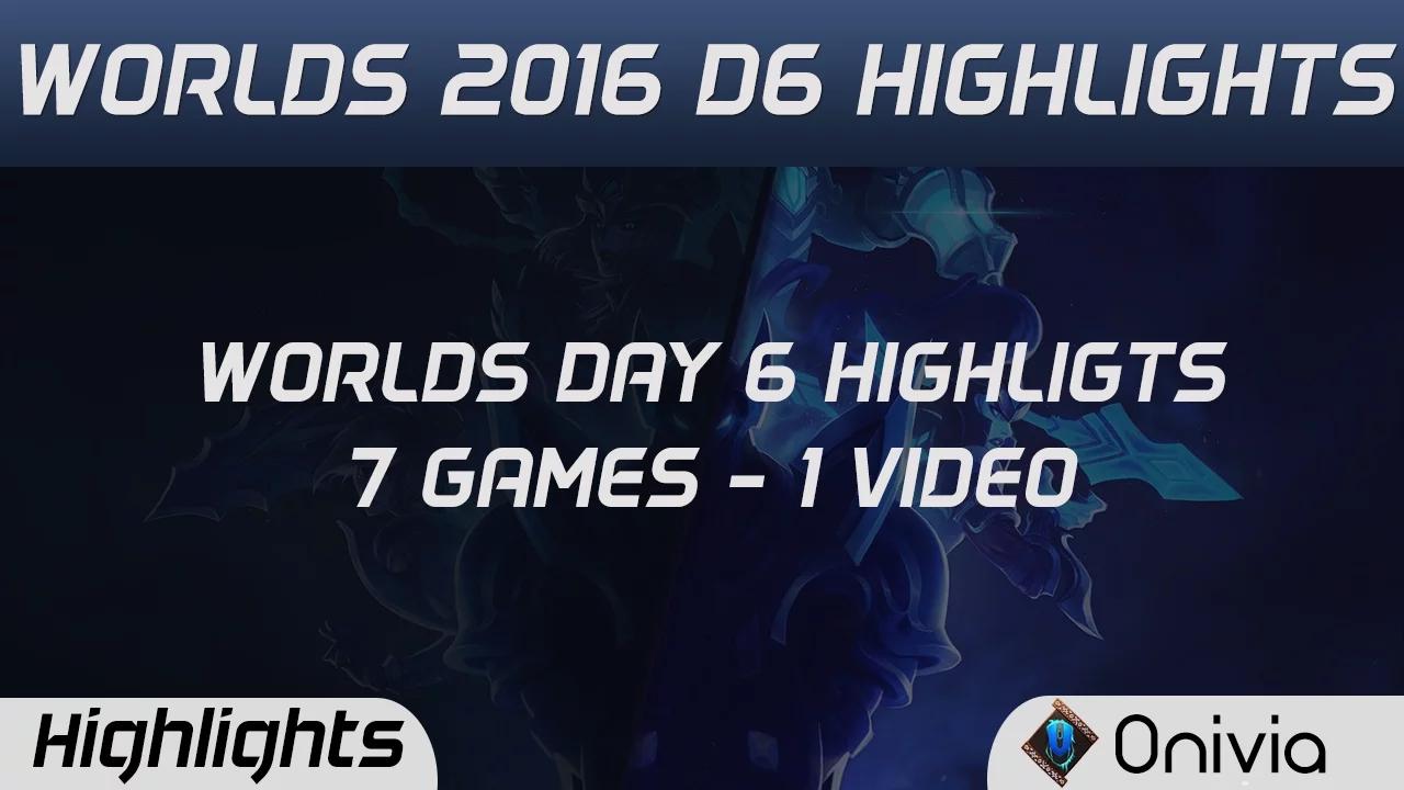 EDG vs ITZ | AHQ vs H2K | H2K vs EDG | ITZ vs AHQ | ITZ vs H2K | AHQ vs EDG Worlds 2016D6 Highlights thumbnail