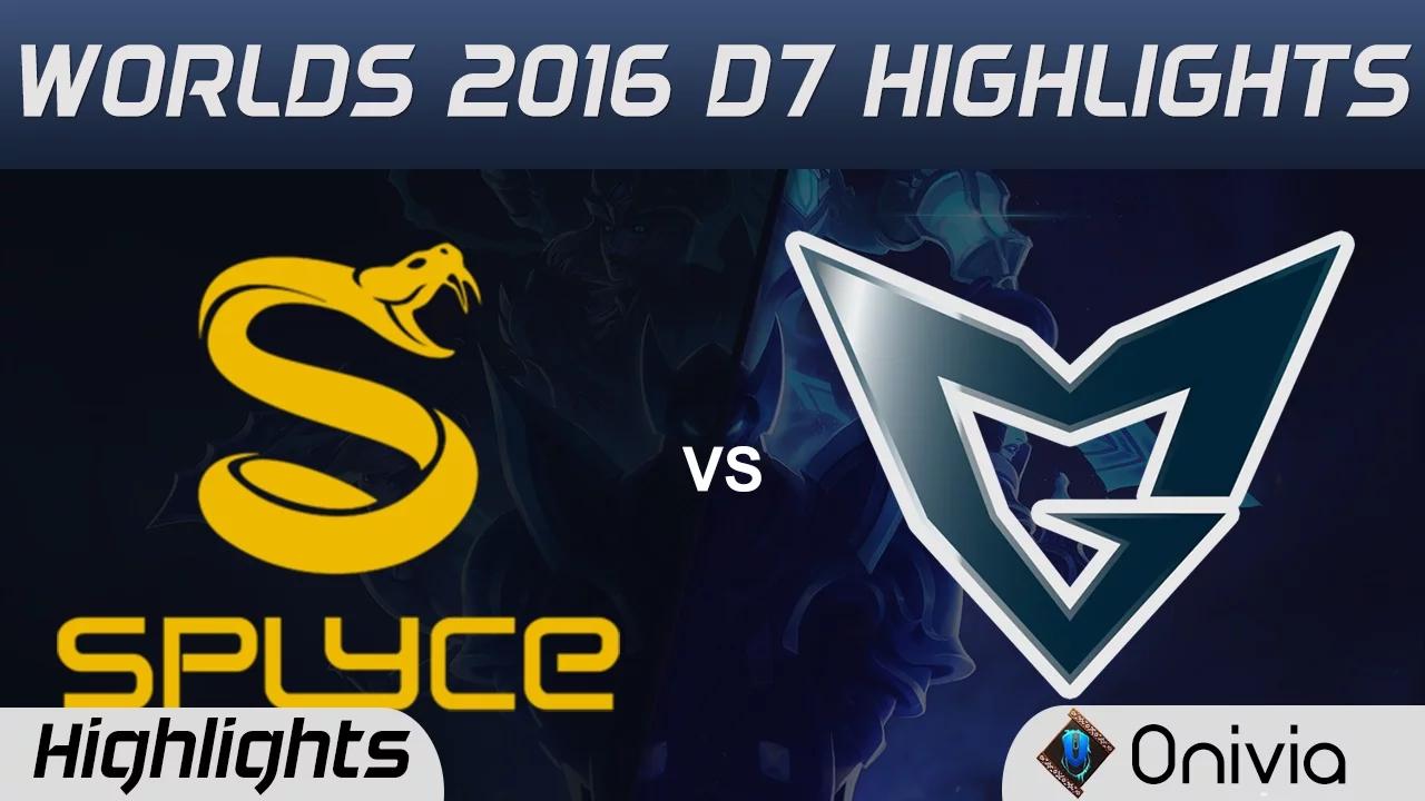 SPY vs SSG Highlights Worlds 2016 D7 Splyce vs Samsung Galaxy thumbnail