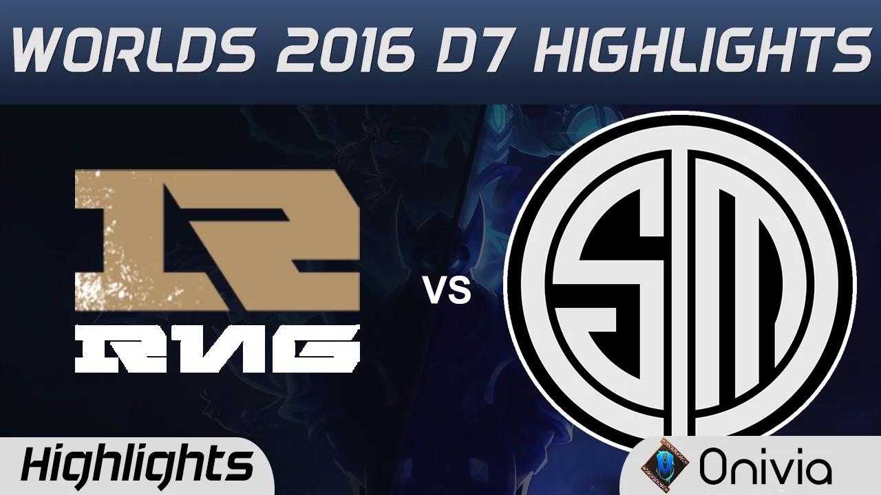 RNG vs TSM Highlights Worlds 2016 D7 Royal Never Give Up vs Team Solo Mid thumbnail