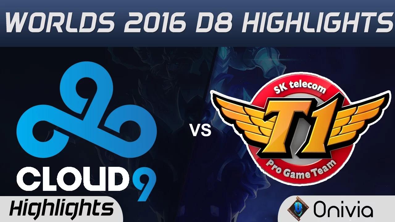 C9 vs SKT Highlights Worlds 2016 D8 Cloud9 vs SK Telecom T1 thumbnail