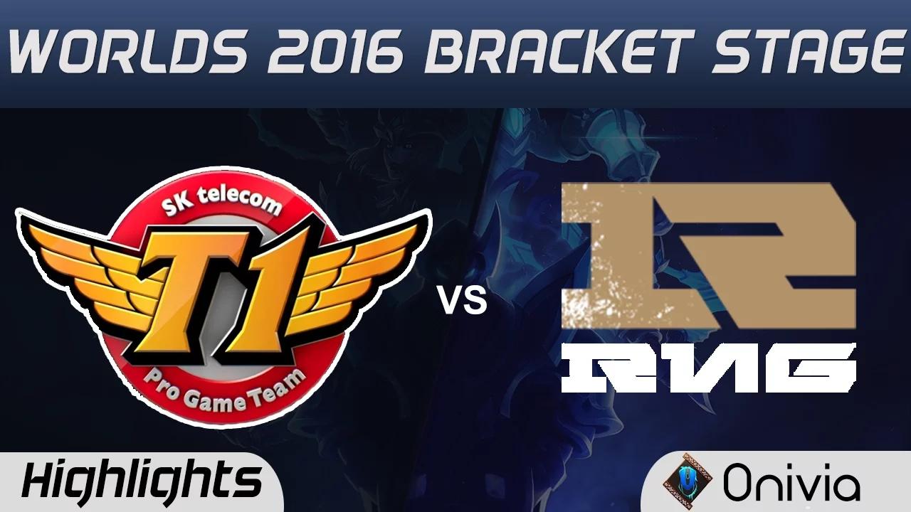 SKT vs RNG Highlights Game 1 Worlds 2016 Bracket Stage SK Telecom T1 vs Royal Never Give Up thumbnail