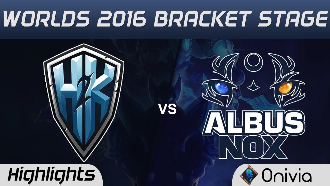 H2K vs ANX Series Highlights Worlds 2016 Bracket Stage H2K Gaming vs Albus Nox Luna thumbnail