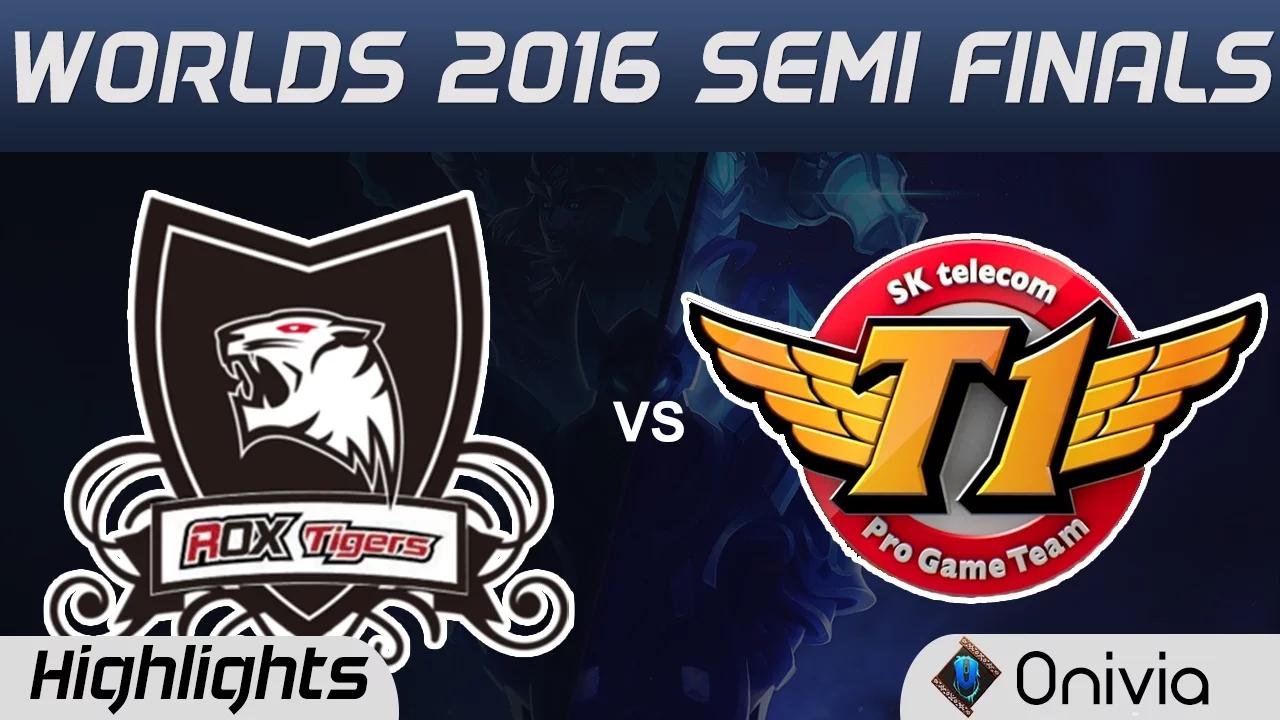 ROX vs SKT Highlights Game 3 Worlds 2016 Semi Finals ROX Tigers vs SK Telecom T1 thumbnail