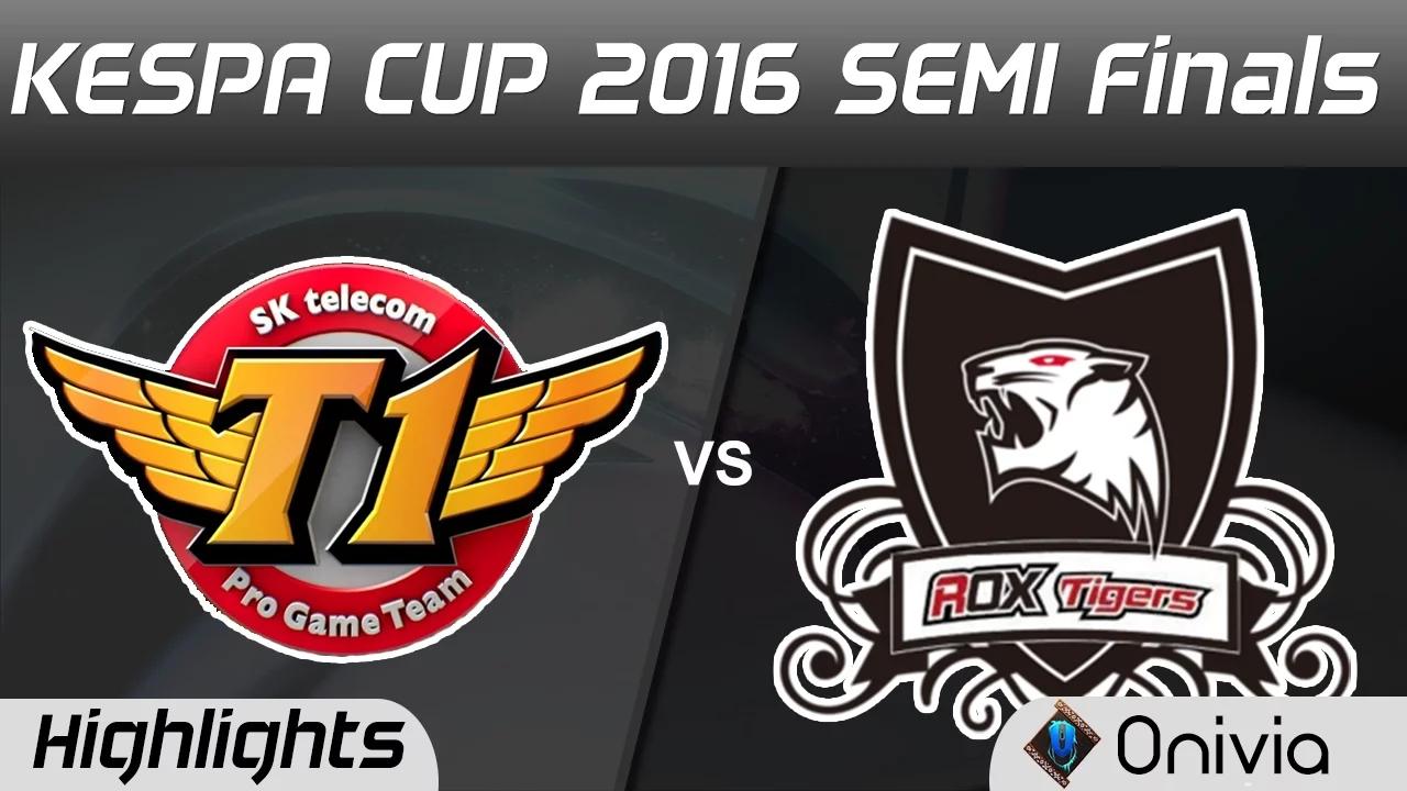 SKT vs ROX Highlights Game 2 Kespa Cup 2016 SEMI Finals SK Telecom T1 vs ROX Tigers thumbnail