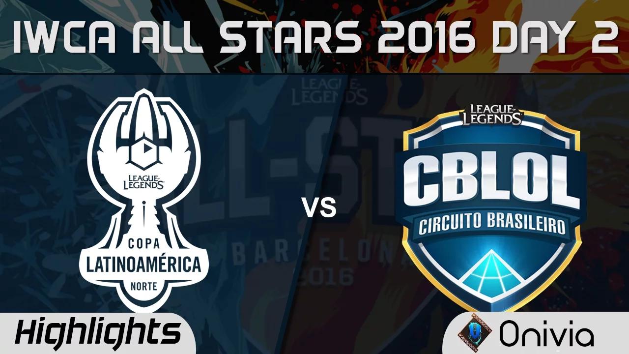 LAN vs CBLOL Assasin mode Highlights IWCA Barcelona 2016 D2 Latin America North vs Brazil thumbnail