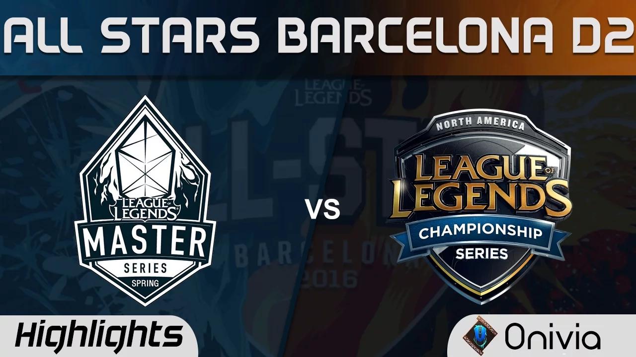 LMS vs NA Highlights All Stars Barcelona 2016 D2 LMS vs North America thumbnail