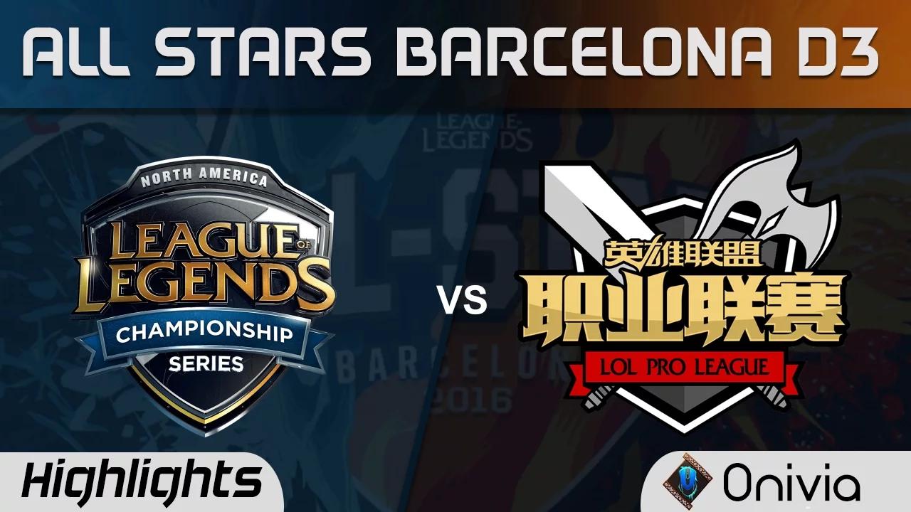 NA LCS vs LPL Highlights All Stars Barcelona 2016 D3 North America vs China thumbnail