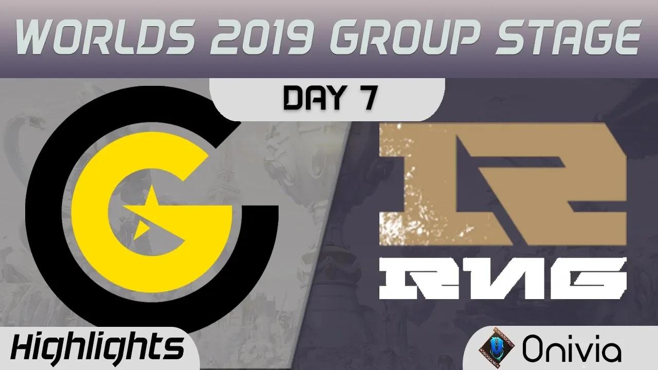 CG vs RNG Highlights Worlds 2019 Main Event Group Stage Clutch Gaming vs Royal Never Give Up by Oniv thumbnail