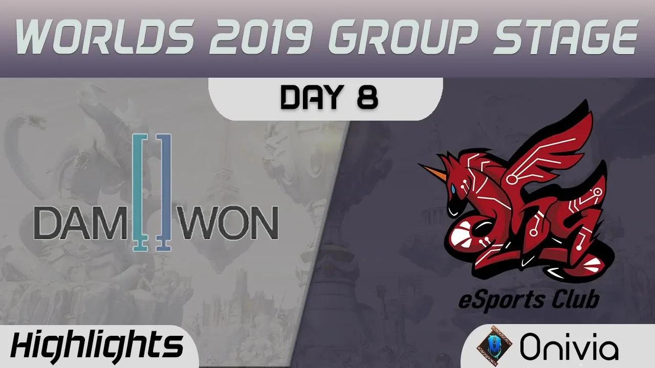 DWG vs AHQ Highlights Worlds 2019 Main Event Group Stage Damwon Gaming vs AHQ eSports Club by Onivia thumbnail