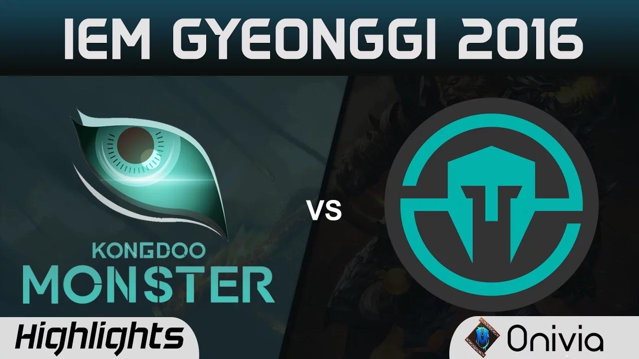 KDM vs IMT Highlights Game 2 IEM Gyeonggi 2016 D4 Semi Finals Kongdoo Monster vs Immortals thumbnail