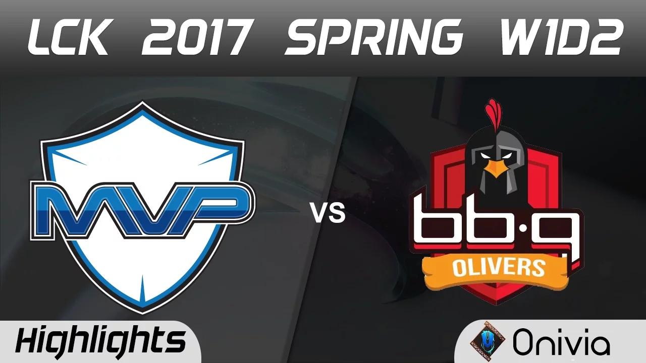 MVP vs BBQ Highlights Game 2 LCK Spring 2017 W1D2 MVP vs BBQ Olivers thumbnail