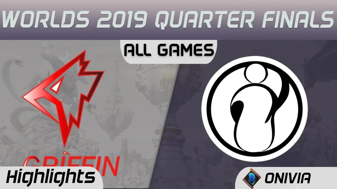 GRF vs IG Series Highlights Worlds 2019 Main Event Quarter Finals Griffin vs Invictus Gaming by O thumbnail