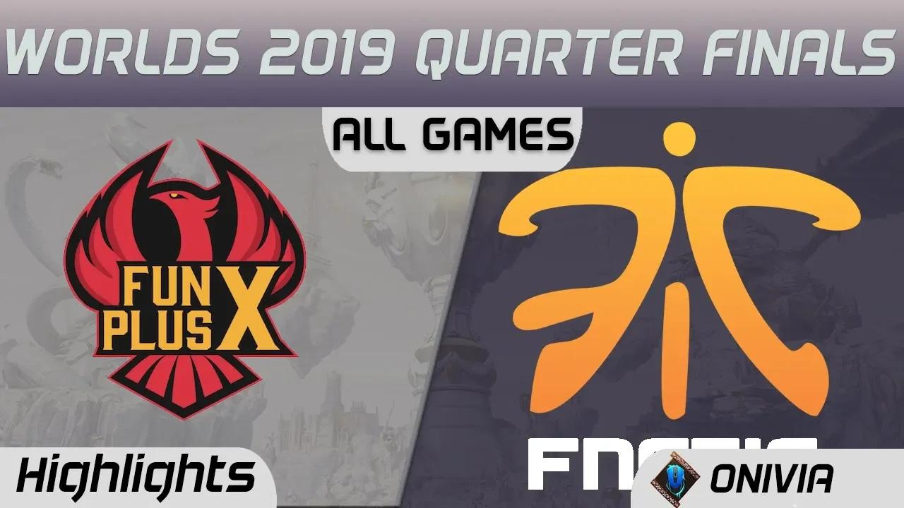 FPX vs FNC Series Highlights Worlds 2019 Main Event Quarter Finals FunPlus Phoenix vs Fnatic by Oniv thumbnail