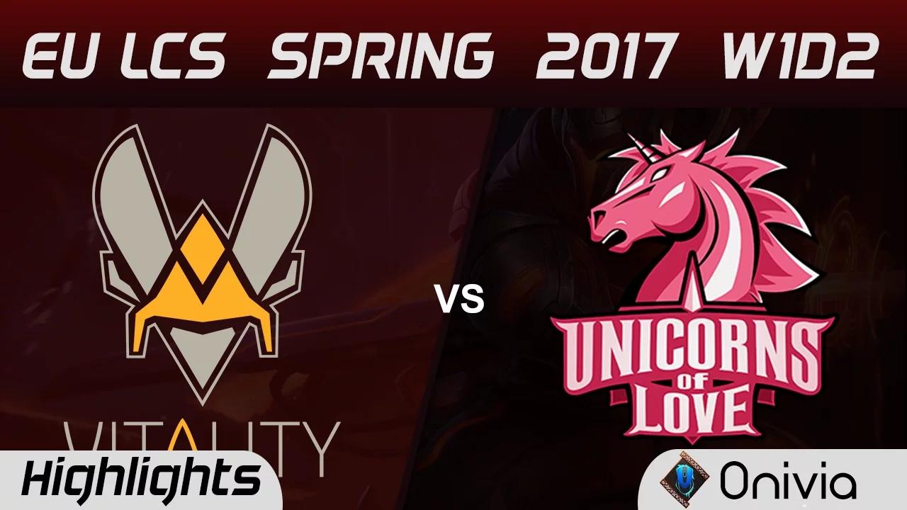 VIT vs UOL Highlights Game 2 EU LCS Spring 2017 W1D2 Team Vitality vs Unicorns of Love thumbnail