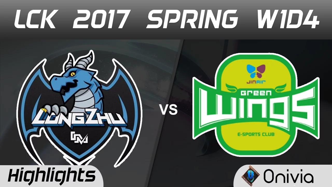 LZ vs JAG Rolster Highlights Game 2 LCK Spring 2017 W1D4 Longzhu vs Jin Air Green Wings thumbnail