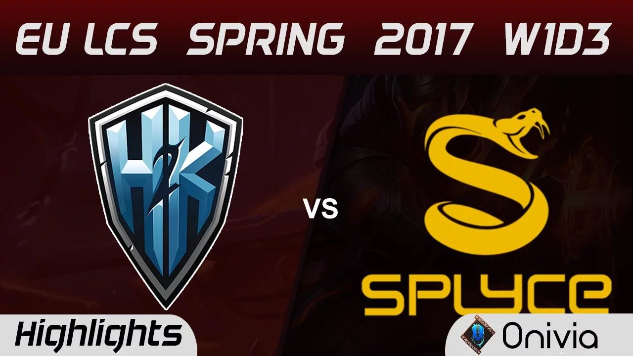 H2K vs SPY Highlights Game 2 EU LCS Spring 2017 W1D3 H2K Gaming vs Splyce thumbnail