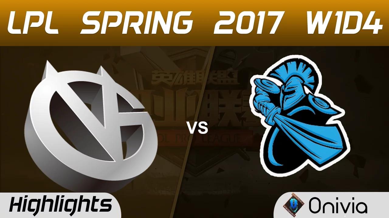 VG vs NB Highlights Game 1 LPL Spring 2017 W1D4 Vici Gaming vs NewBee thumbnail