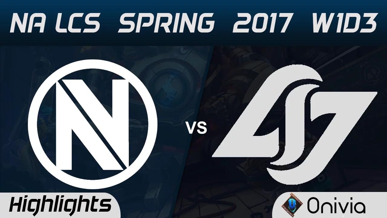 NV vs CLG Highlights Game 1 NA LCS Spring 2017 W1D3 EnvyUs vs Counter Logic Gaming thumbnail