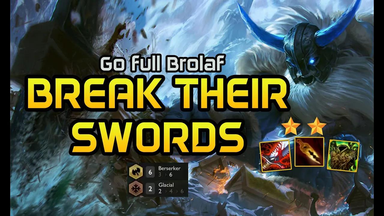 6 BESERKERS! THEY CAN'T EVEN ATTACK! Teamfight Tactics Set 2 | TFT | League of Legends Auto Chess thumbnail