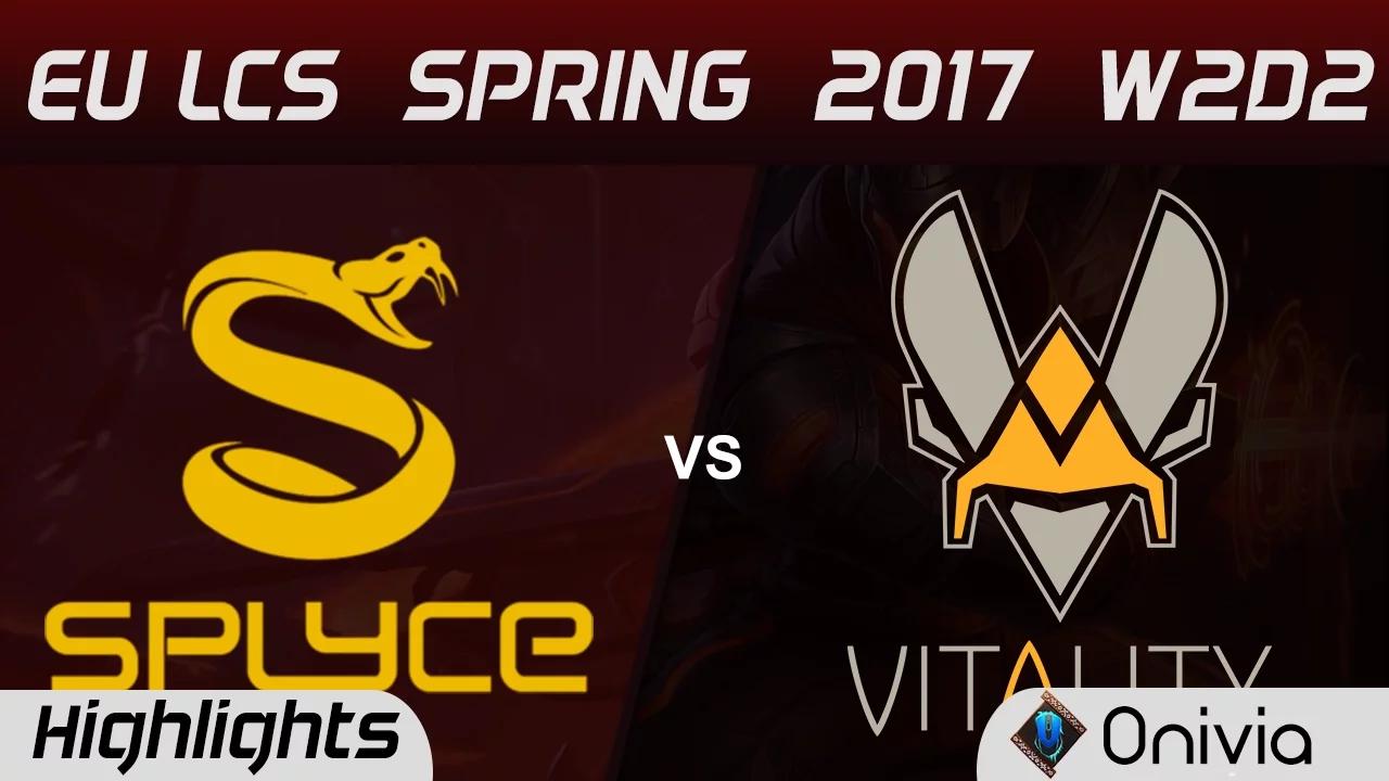 SPY vs VIT Highlights Game 1 EU LCS Spring 2017 W2D2 Splyce vs Vitality thumbnail