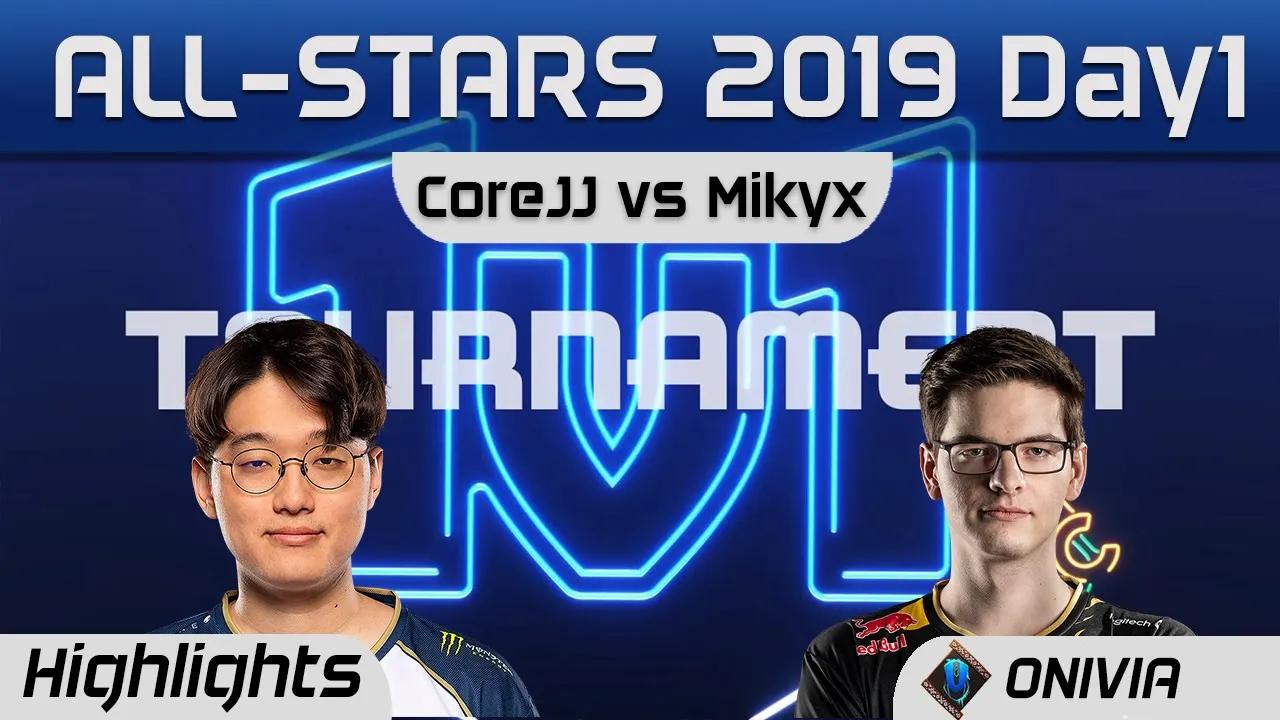 CoreJJ vs MikyX 1v1 Highlights LoL All Stars 2019 Round 1 By Onivia thumbnail