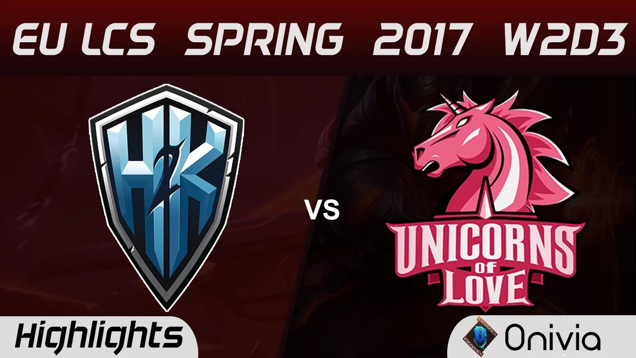 H2K vs UOL Highlights Game 1 EU LCS Spring 2017 W2D3 H2K Gaming vs Unicorns of Love thumbnail