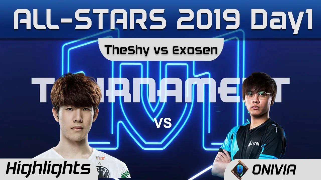 TheShy vs Exosen 1v1 Highlights LoL All Stars 2019 Round 1 By Onivia thumbnail