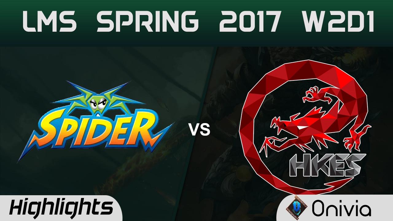 WS vs HKE Highlights Game 2 LMS Spring 2017 W2D1 Wayi Spider vs Hong Kong Esports thumbnail