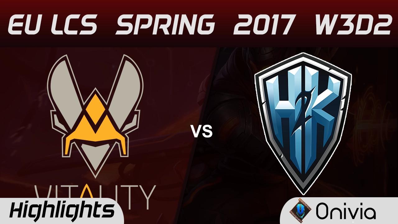 VIT vs H2K Highlights Game 1 EU LCS Spring 2017 W3D2 Vitality vs H2K Gaming thumbnail