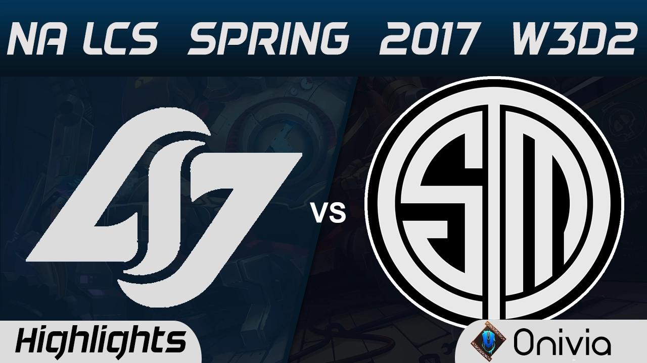 CLG vs TSM Highlights Game 3 NA LCS Spring 2017 W3D2 Counter Logic Gaming vs Team Solo Mid thumbnail