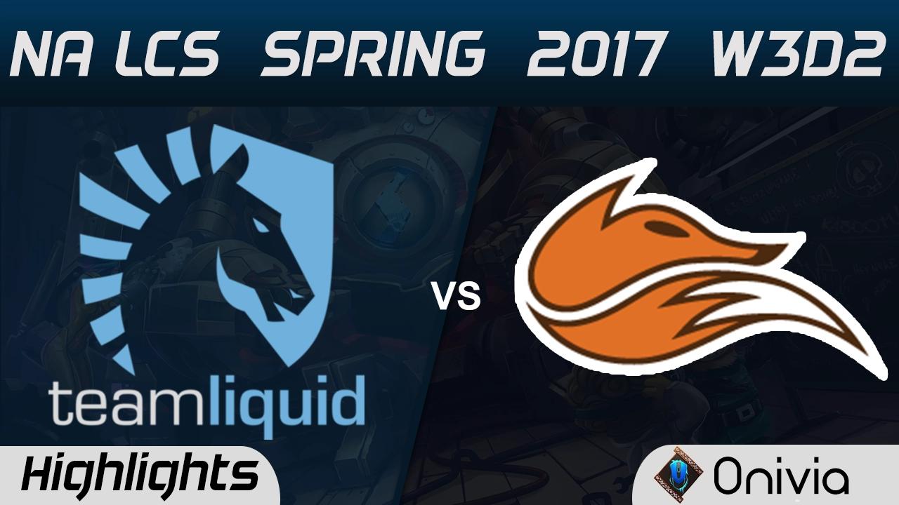 TL vs FOX Highlights Game 2 NA LCS Spring 2017 W3D2 Team Liquid vs Echo Fox thumbnail