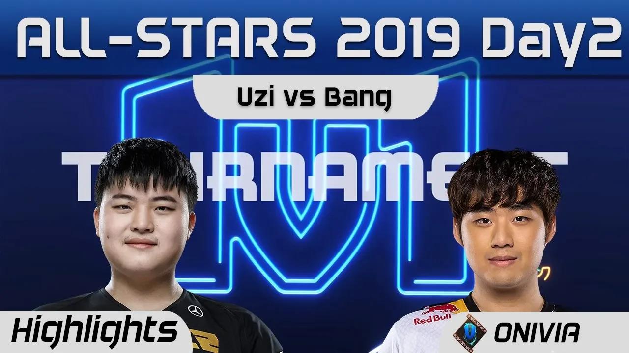 Uzi vs Bang 1v1 Highlights LoL All Stars 2019 Round 2 By Onivia thumbnail