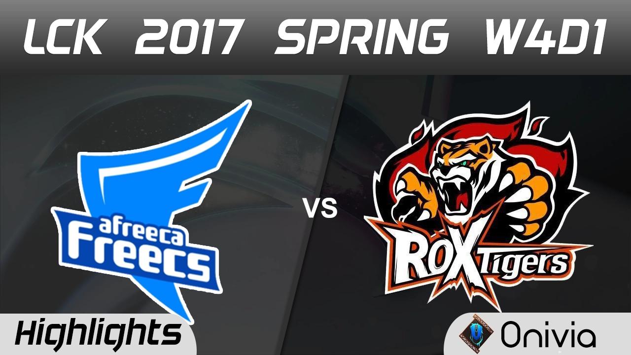 AFS vs ROX Highlights Game 2 LCK Spring 2017 W4D1 Afreeca Freecs vs ROX Tigers thumbnail