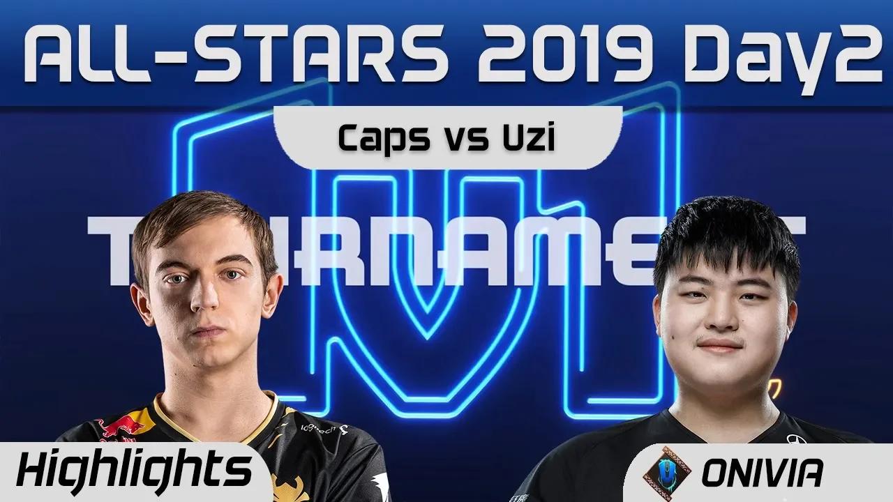 Caps vs Uzi 1v1 Highlights LoL All Stars 2019 Round 1 By Onivia thumbnail