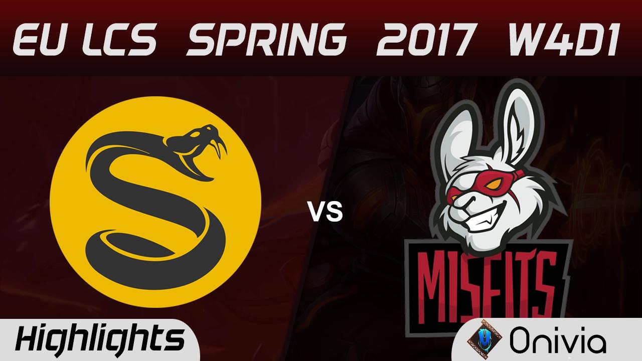 SPY vs MSF Highlights Game 1 EU LCS Spring 2017 W4D2 Splyce vs Misfits thumbnail