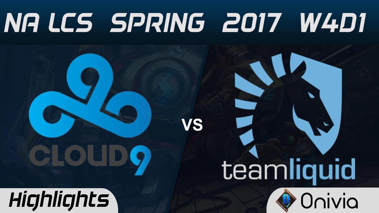 C9 vs TL Highlights Game 3 NA LCS Spring 2017 W4D1 Cloud9 vs Team Liquid thumbnail