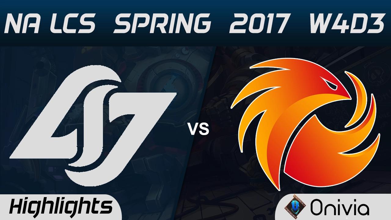 CLG vs P1 Highlights Game 1 NA LCS Spring 2017 W4D3 Counter Logic Gaming vs Phoenix1 thumbnail