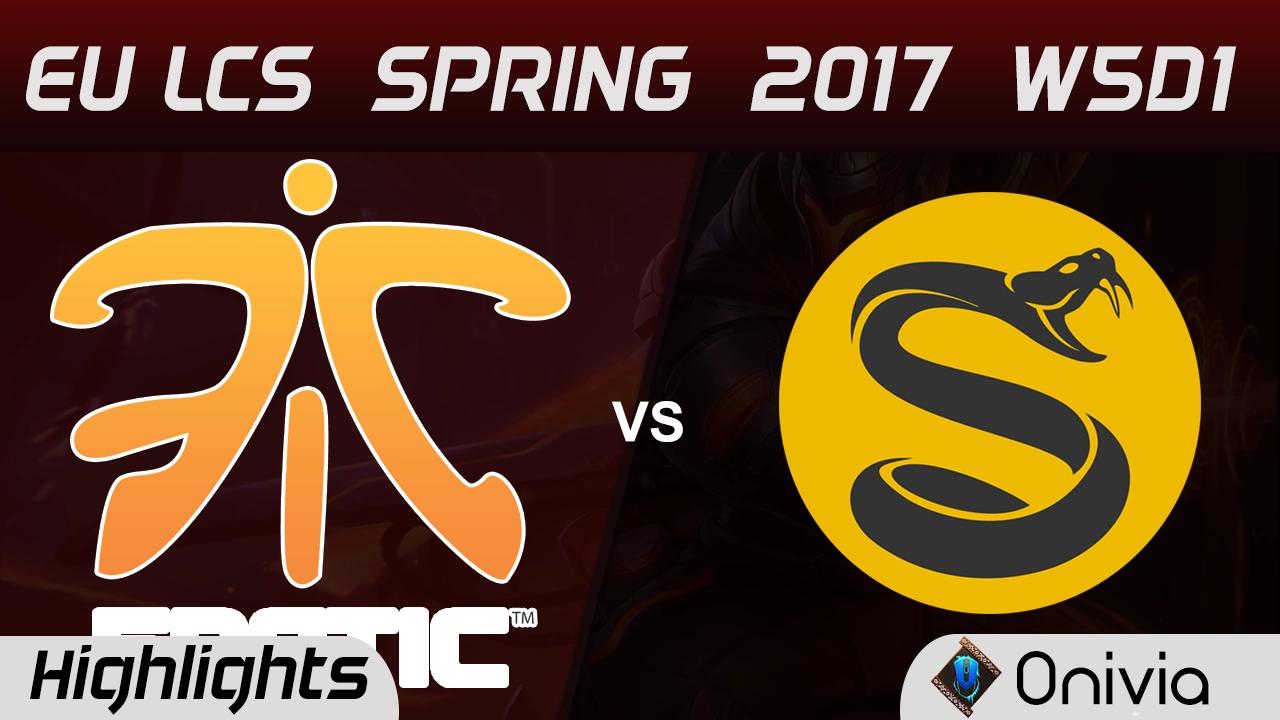 FNC vs SPY Highlights Game 1 EU LCS Spring 2017 W5D1 Fnatic vs Splyce thumbnail