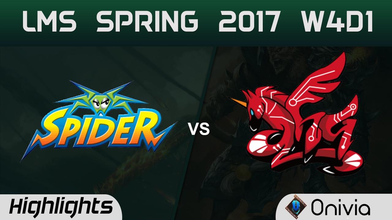 WS vs AHQ Highlights Game 1 LMS Spring 2017 W4D1 Wayi Spyder vs AHQ Esports thumbnail