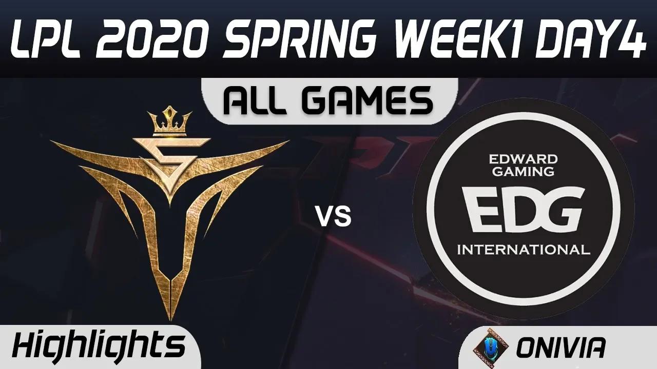 V5 vs EDG ALL GAMES Highlights LPL Spring 2020 W1D4 Victory Five vs Edward Gaming LPL Highlights 202 thumbnail