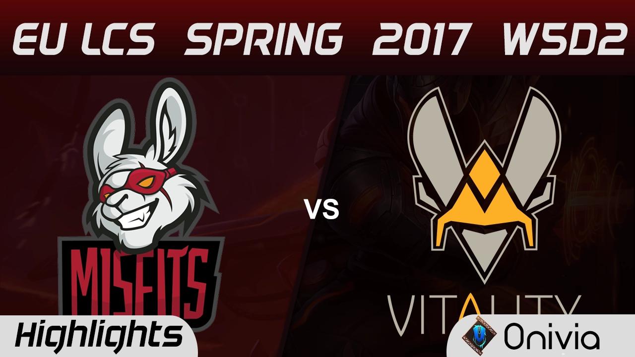 MSF vs VIT Highlights Game 2 EU LCS Spring 2017 W5D2 Misfits vs Vitality thumbnail