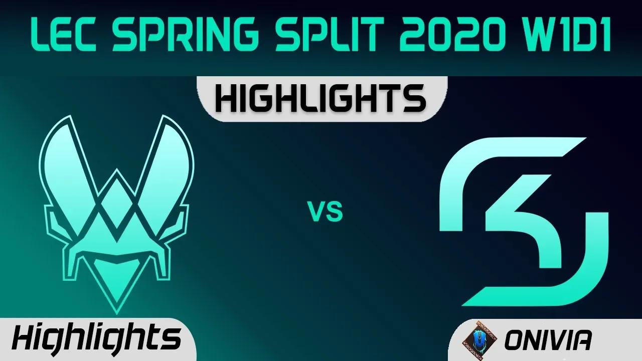 VIT vs SK Highlights LEC Spring 2020 W1D1 Team Vitality vs SK Gaming LEC Highlights 2020 by Onivia thumbnail