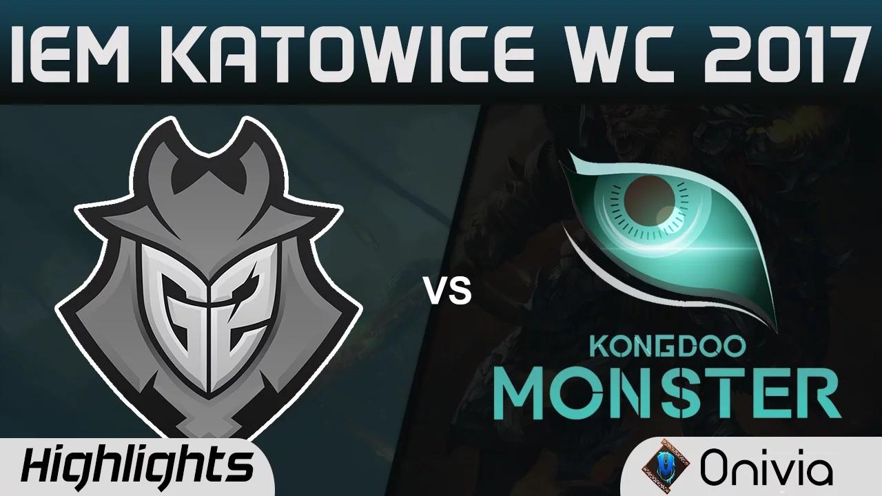 G2 vs KDM Highlights Game 3 IEM Katowice 2017 WC G2 Esports vs Kongdoo Monster thumbnail