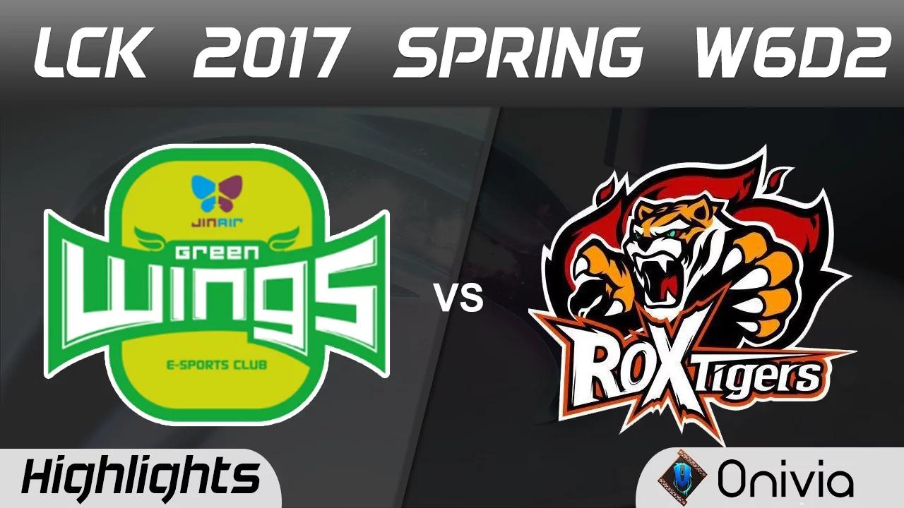 JAG vs ROX Highlights Game 2 LCK Spring 2017 W6D2 Jin Air Green Wings vs ROX Tigers thumbnail