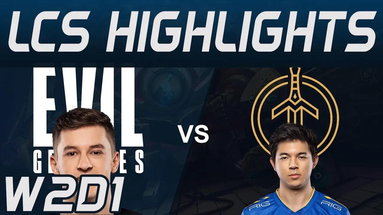 EG vs GG Highlights LCS Spring 2020 W2D1 Evil Geniuses vs Golden Guardians LCS Highlights 2020 by On thumbnail