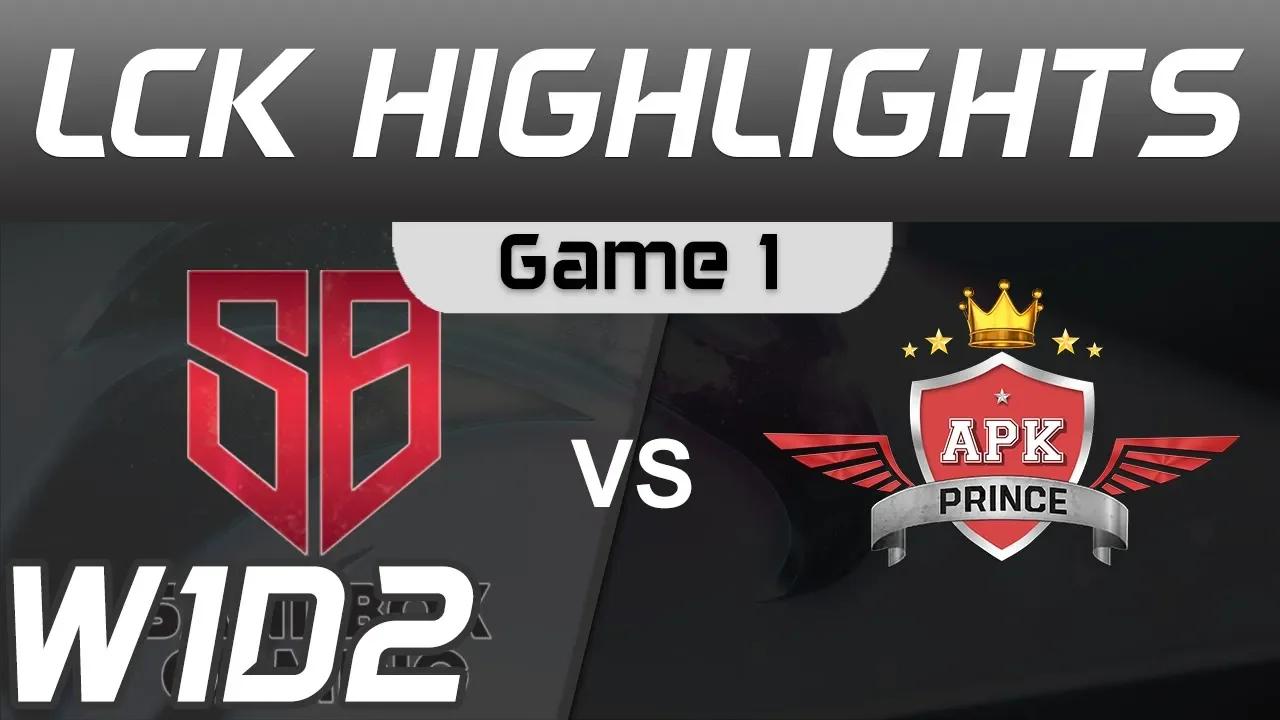 SB vs APK Highlights Game 1 LCK Spring 2020 W1D2 SANDBOX Gaming vs APK Prince LCK Highlights 2020 by thumbnail